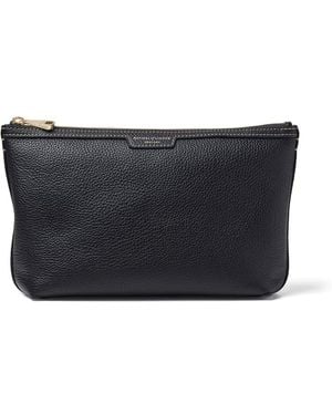Aspinal of London Hudson Large Pouch - Black