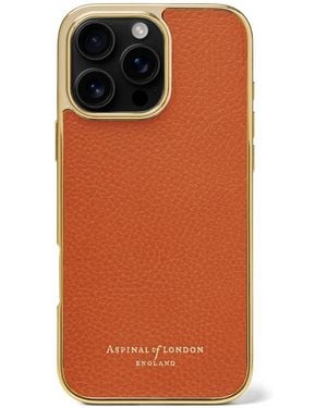 Aspinal of London Iphone 16 Pro Max Case - Orange