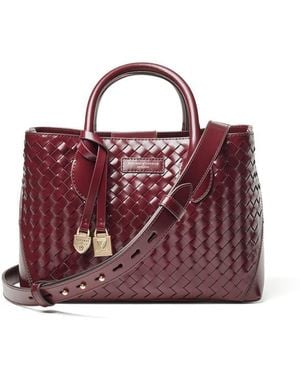 Aspinal of London Midi London Tote - Purple