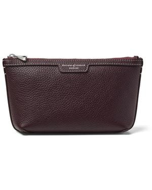 Aspinal of London Hudson Small Pouch - Purple