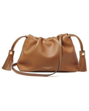 Aspinal of London Hudson Large Crossbody Pouch - Brown