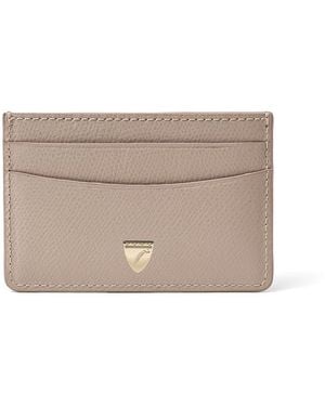 Aspinal of London Slim Credit Card Holder - Gray