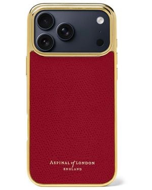 Aspinal of London Iphone 17 Pro Max Case - Red