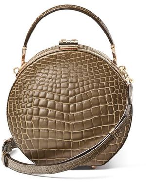Aspinal of London Hat Box - Metallic