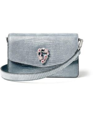 Aspinal of London Eliza Clutch - Grey