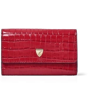 Aspinal of London Business Card Holder - Red