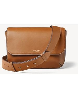 Aspinal of London Ella Grande Crossbody Bag - Brown
