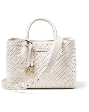 Aspinal of London Midi London Tote - White