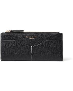Aspinal of London Large Hudson Wallet - Black
