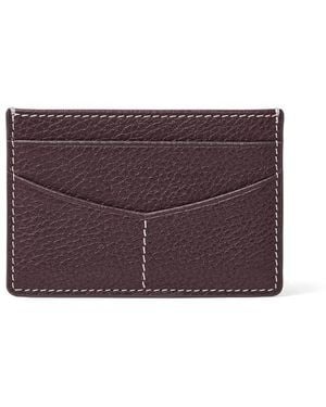 Aspinal of London Hudson Slim Credit Card Holder - Purple