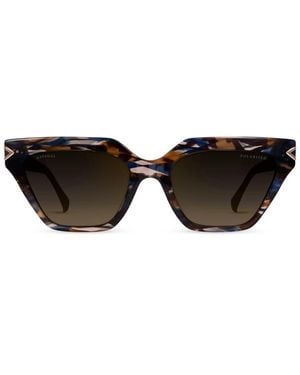 Aspinal of London Isla Cat-Eye Sunglasses - Black