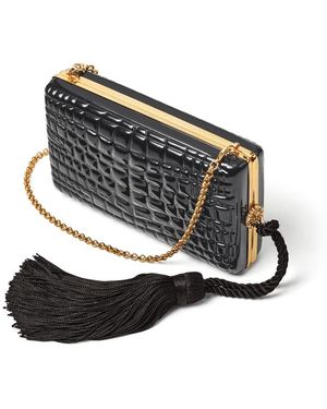 Aspinal of London Florence Clutch - Black