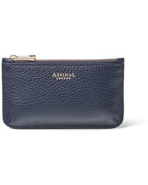 Aspinal of London Ella Card & Coin Holder - Blue