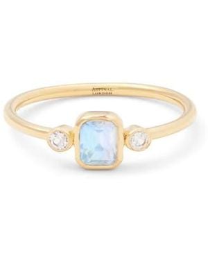 Aspinal of London Gemstone Ring - Metallic