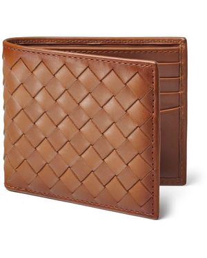Aspinal of London 8 Card Billfold Wallet - Brown
