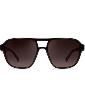 Aspinal of London St Barts Aviator Sunglasses - Brown