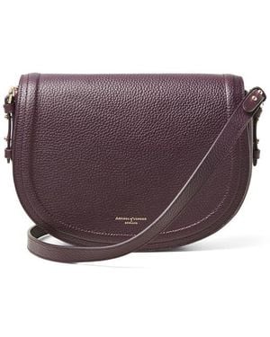 Aspinal of London Stella Satchel Crossbody - Purple