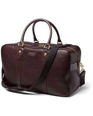 Aspinal of London Heritage 36 Hour Holdall - Brown