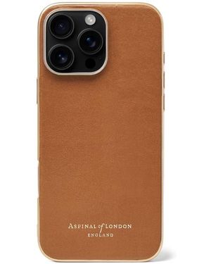 Aspinal of London Iphone 16 Pro Max Case - Brown