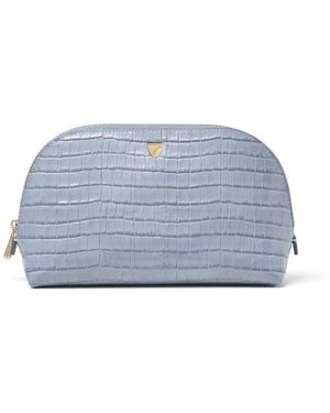 Aspinal of London Classic Makeup Case - Blue