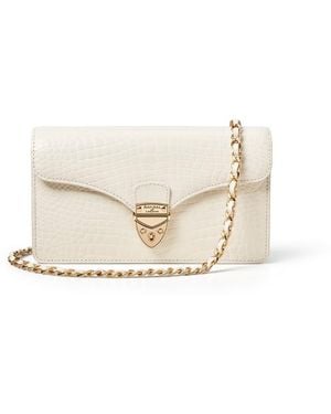 Aspinal of London Mayfair Clutch - Natural