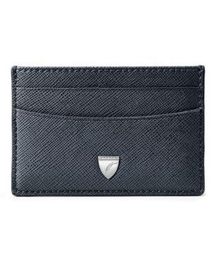 Aspinal of London Slim Credit Card Holder - Blue