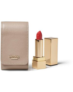 Aspinal of London Duo Lipstick Case - Natural