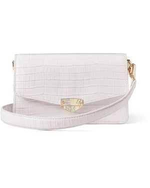 Aspinal of London Eliza Clutch - White
