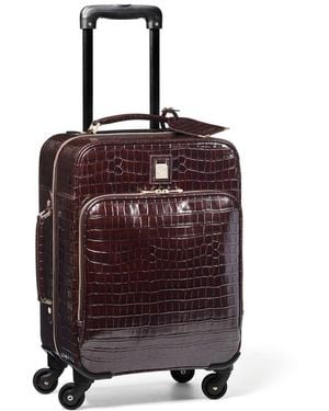 Aspinal of London Connaught Cabin Suitcase - Red