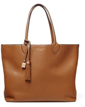 Aspinal of London Hudson Tote Bag - Brown