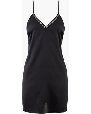 Aubade Silk Desire Nachthemd - Schwarz