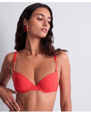 Aubade Sun Pop Gemoldeter Push-Up Bh - Rot