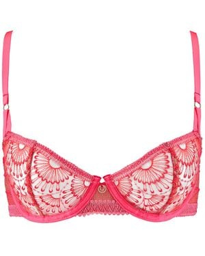 Aubade Pure Vibration Halbschale Bh Mit Bügel - Pink
