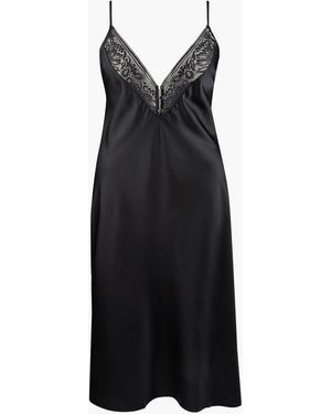 Aubade Midnight Whisper Langes Kleid - Schwarz