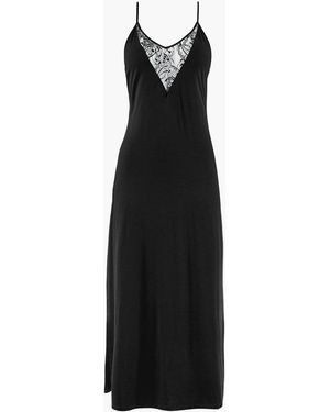 Aubade Lazy Days Langes Kleid - Schwarz