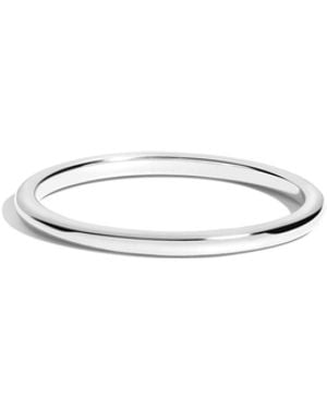AUrate New York Stackable Ring - White