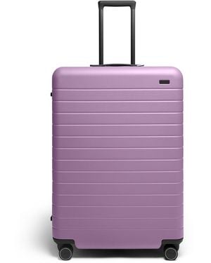 Away Travel New Series 3 Away Checked Flex Expandable Suitcase - Purple