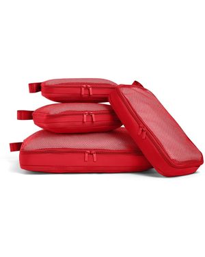 Away Travel Compression Packing Cubes - Red