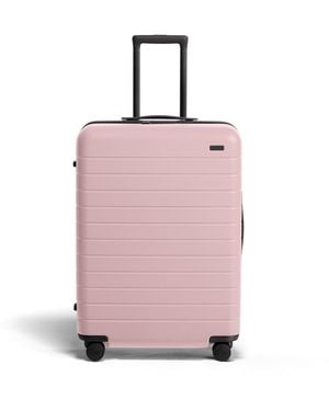 Away Travel The Checked Suitcase - Pink