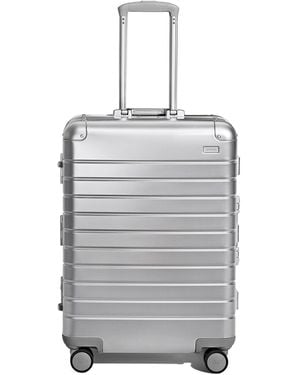 Away Travel The Checked Suitcase: Aluminum Edition - Grey