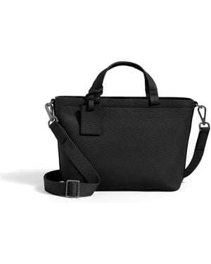 Away Travel Leather Crossbody - Black