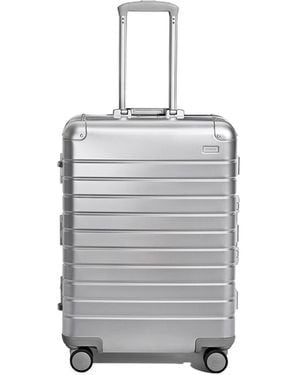Away Travel The Checked Suitcase: Aluminum Edition - Grey