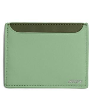 Away Travel Card Case - Green