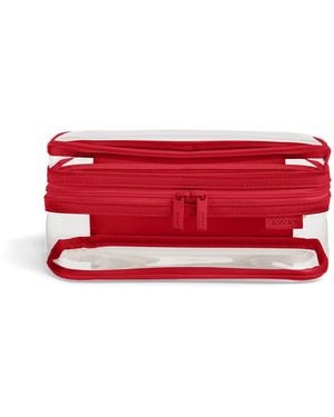Away Travel Clear Toiletry Bag - Red
