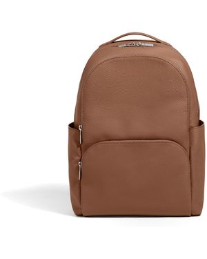 Away Travel Leather Backpack - Brown