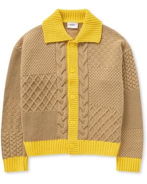 Axel Arigato Textured Franko Cardigan - Yellow