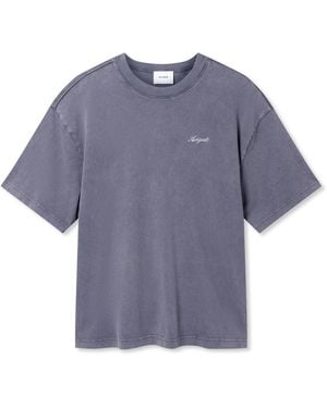 Axel Arigato Honour Washed T-Shirt - Blue