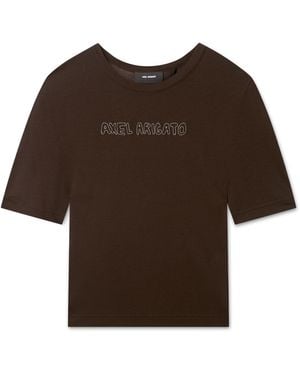Axel Arigato Arigato Sheer Top - Brown