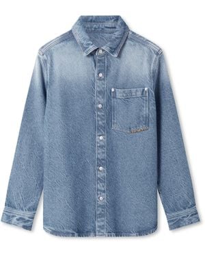Axel Arigato West Denim Shirt - Blue