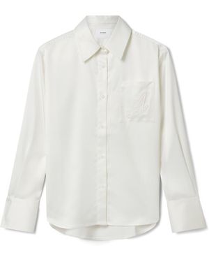 Axel Arigato Rumi Satin Shirt - White